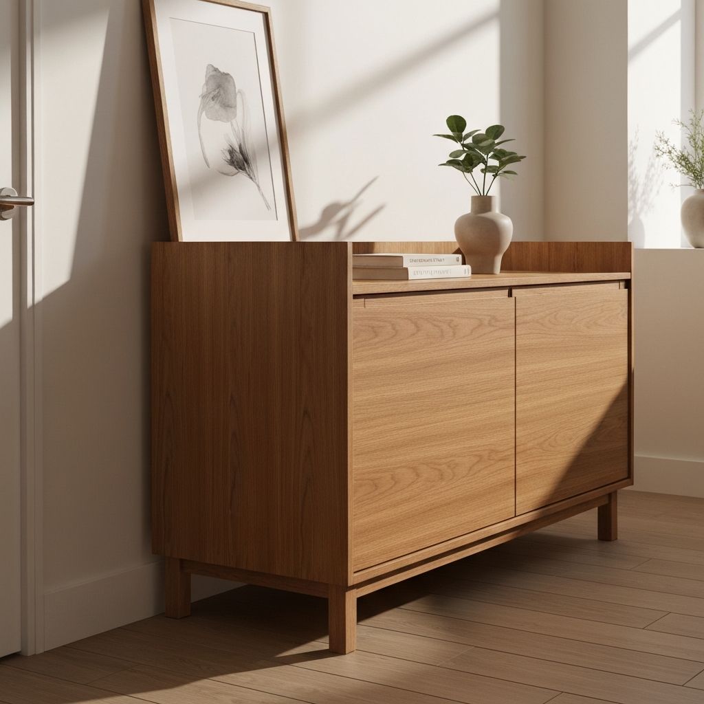 모던 월넛 수납장